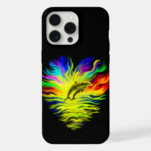 Dolphins in the Sunshine iPhone Case (Back)