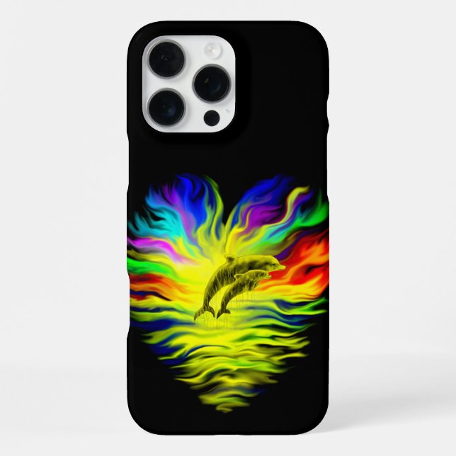 Dolphins in the Sunshine iPhone Case (Back)