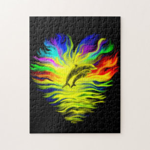 Dolphins in the Sunshine Jigsaw Puzzle