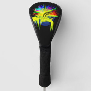 Dolphins in the Sunshine with Hand Golf Head Cover