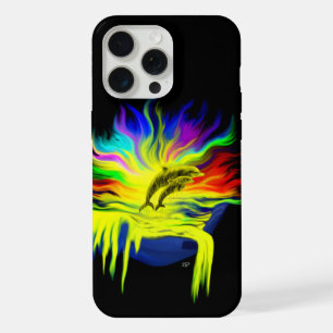 Dolphins in the Sunshine with Hand iPhone 15 Pro Max Case