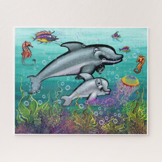 Dolphins Jigsaw Puzzle (Horizontal)