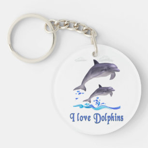 Dolphins Key Ring