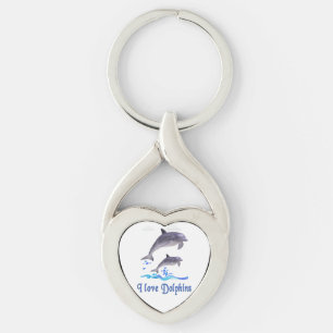 Dolphins Key Ring