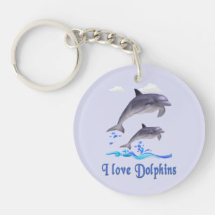 Dolphins Key Ring