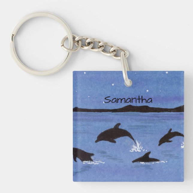 Dolphins Key Ring (Front)
