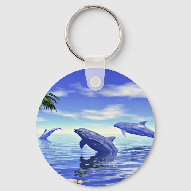 Dolphins Key Ring (Front)