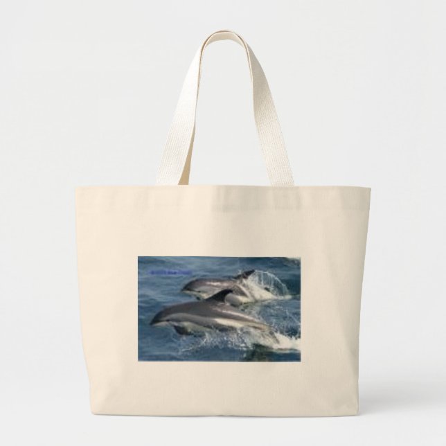dolphins large tote bag (Front)