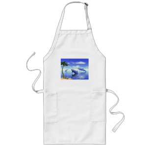 Dolphins Long Apron
