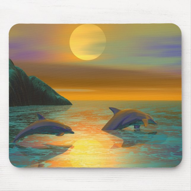 Dolphins Mouse Pad (Front)