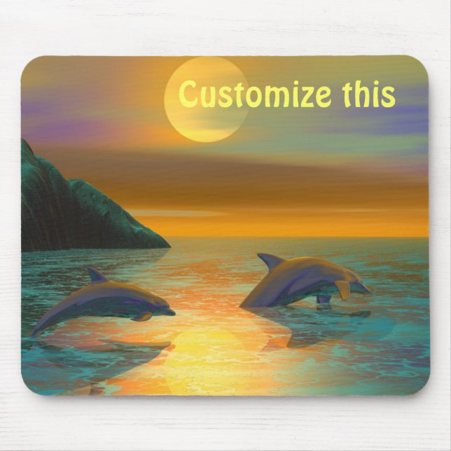 Dolphins Mouse Pad (Front)