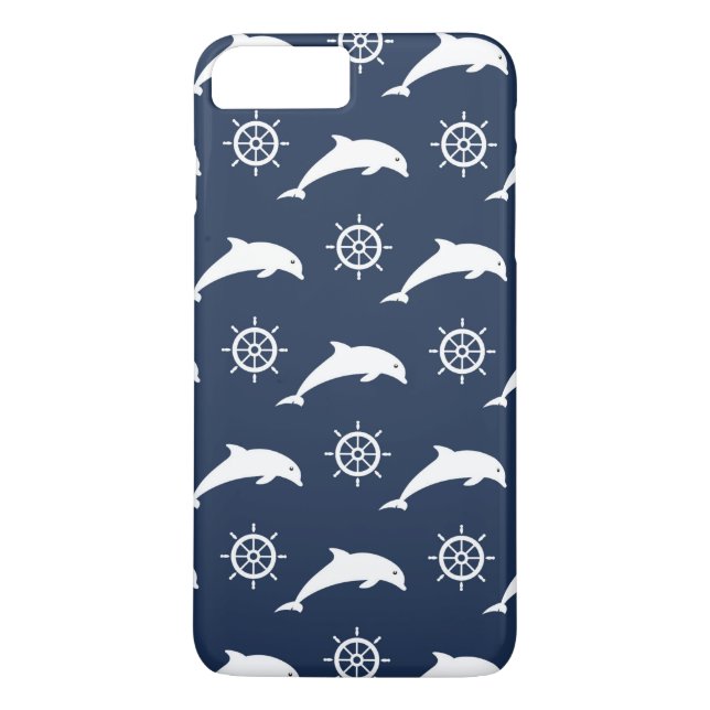 Dolphins On Parade Pattern Case-Mate iPhone Case (Back)