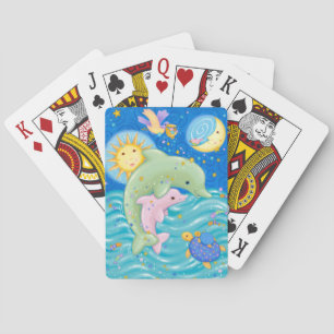 Dolphins Play Playing Cards