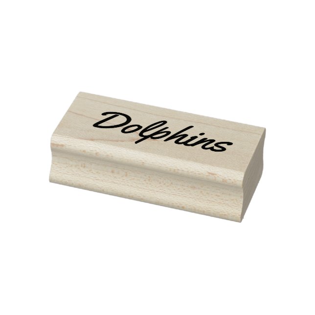 Dolphins rubber stamp (Stamp)