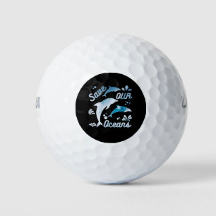 Dolphins / Save Our Oceans Golf Balls
