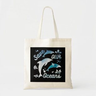Dolphins / Save Our Oceans Tote Bag