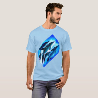 Dolphins sea animals holiday T-Shirt