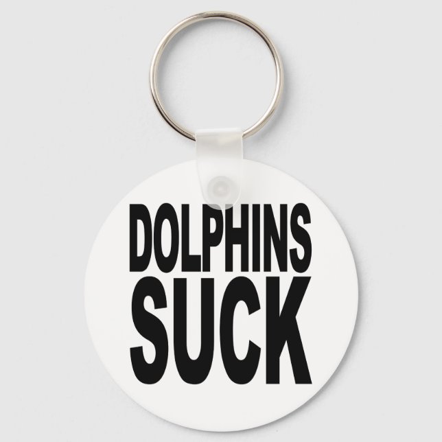 Dolphins Suck Key Ring (Front)