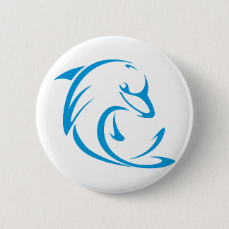 Dolphins T Shirt | Cool Dolphins T Shirt Logo 6 Cm Round Badge
