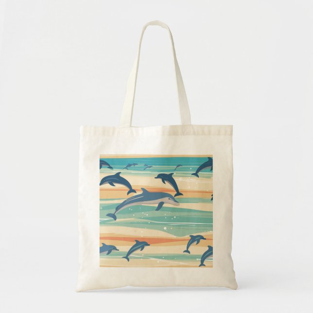 Dolphins Tote Bag (Front)