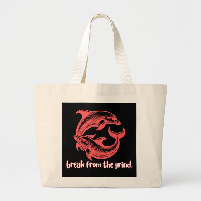Dolphins Tote Bag (Front)