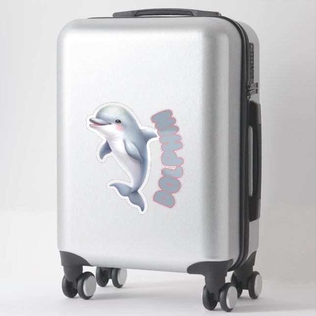 DOLPHN - NURSERY STICKER (Suitcase)