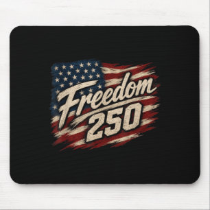 Dom 250 Patriotic Aamerican Flag Usa Independence Mouse Pad