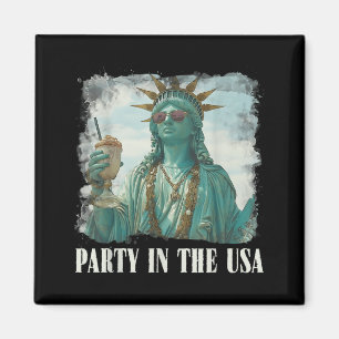 dom American Flag 4th Of July Patriotic Party In Magnet