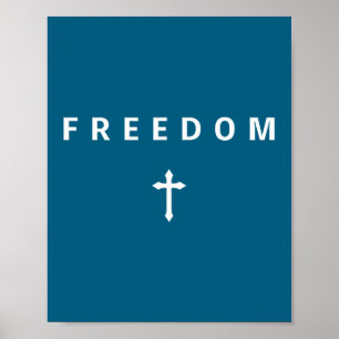 Dom Cross Subtle Minimal Faith Family Dom Simple Poster
