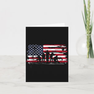 Dom Isn't Thank You Veterans Day Military Usa Flag Card