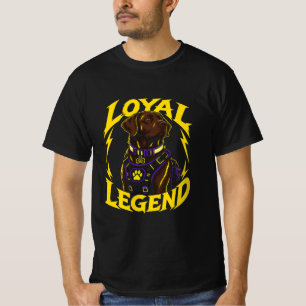 DOM Loyal Legend Dog Art T-Shirt