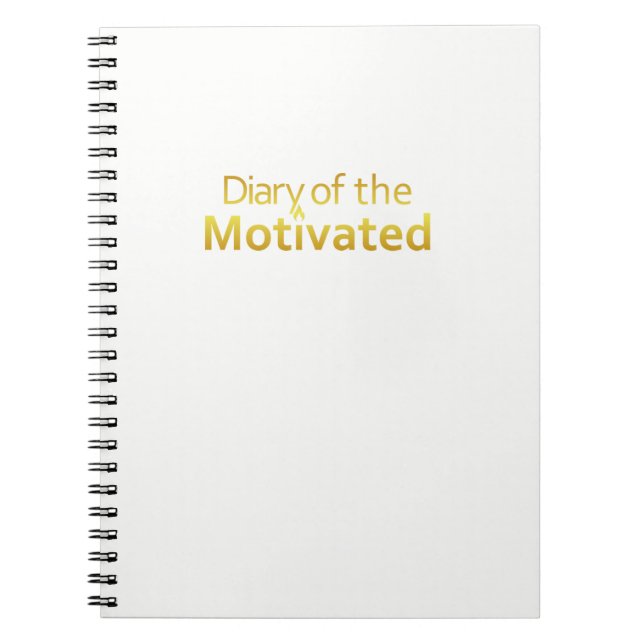 DoM - Notebook of the Motivated (White) (Front)