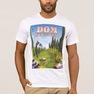 Dom Switzerland travel poster T-Shirt