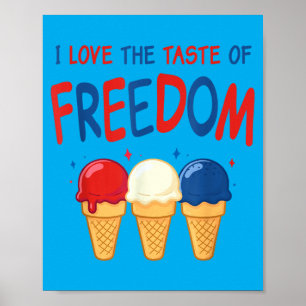 Dom Tastes Good 4th Of July Kids S Poster