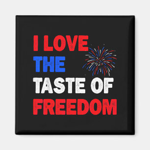 Dom Tastes Good - Couples Matching 4th Of July Magnet