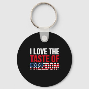 Dom Tastes Good Usa Aamerica Patriotic Key Ring