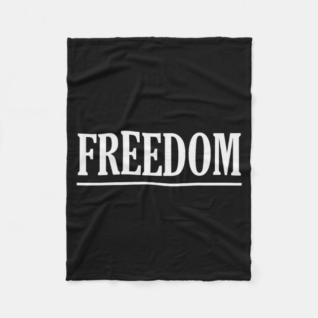 Dom Text Minimalist Design  Fleece Blanket (Front)