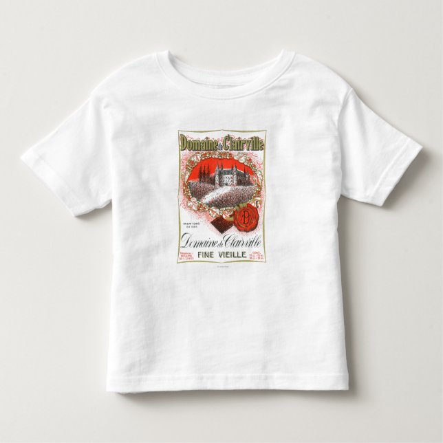 Domaine De Clairville Wine LabelEurope Toddler T-Shirt (Front)