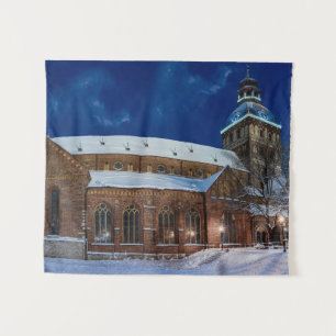 Dome cathedral on Dome square in Riga, Latvia Tapestry
