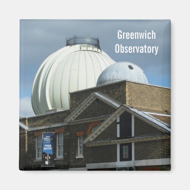 Dome - Greenwich Observatory Magnet (Front)
