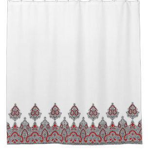 Dome of India Patterned Design Shower Curtain