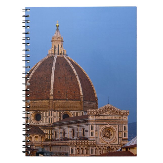 Dome of Santa Maria del Fiore Cathedral in warm Notebook (Front)