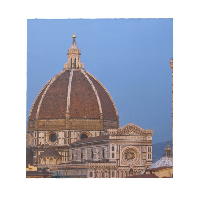 Dome of Santa Maria del Fiore Cathedral in warm Notepad (Front)