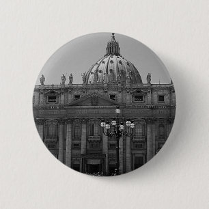 Dome of St Peters Basilica Rome 6 Cm Round Badge