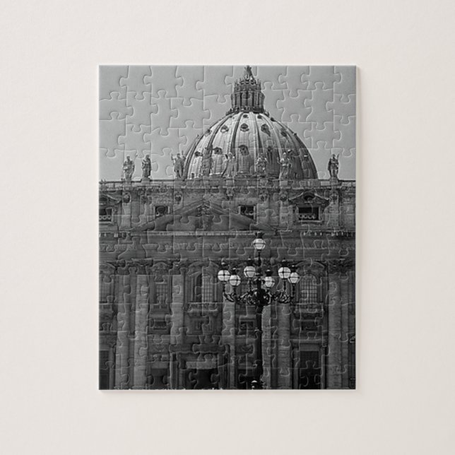 Dome of St Peters Basilica Rome Jigsaw Puzzle (Vertical)