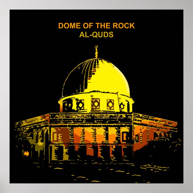 Dome of the Rock: Al-Quds’s Iconic Poster (Front)