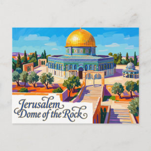 Dome of the Rock Israel Postcard