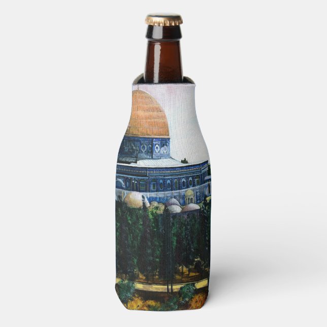Dome of the Rock, Jerusalem Bottle Cooler (Bottle Front)