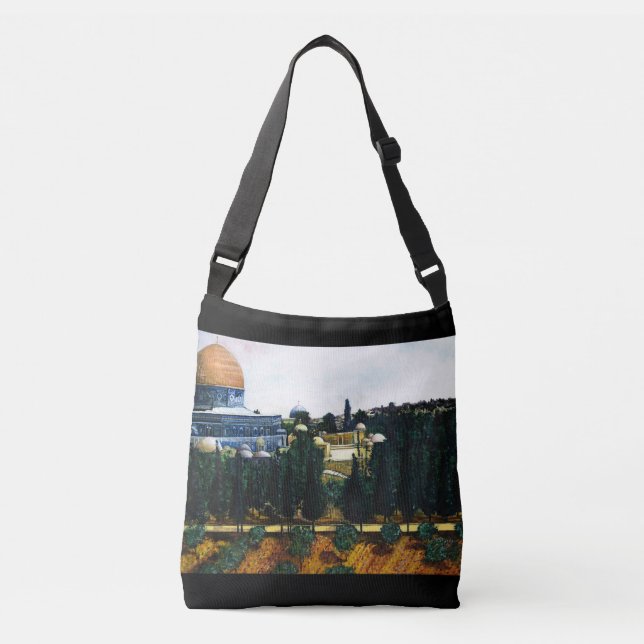 Dome of the Rock, Jerusalem Crossbody Bag (Front)