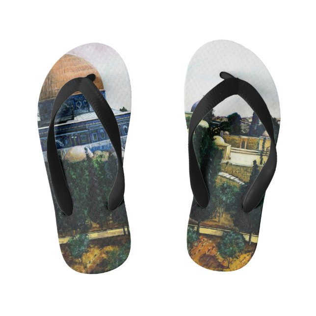 Dome of the Rock, Jerusalem Kid's Thongs (Footbed)